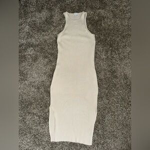 Calvin Klein Jeans Cream Midi Dress